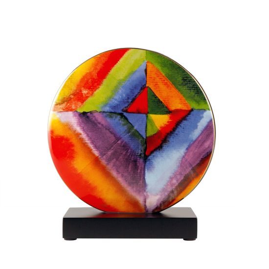 Vase Squares 21 / 6 / 22.5 cm, porcelain, W. Kandinsky, Goebel
