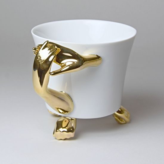 Mug Little Fists 260 ml, Goldfinger porcelain