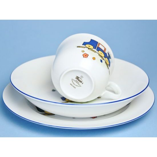 Children's set Loco 3 pcs., Thun 1794 Carlsbad porcelain