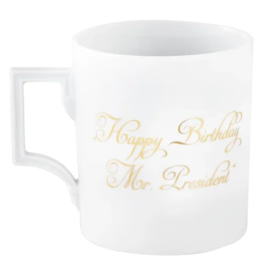 Hrnek Henkel 89 mm 250 ml, Marilyn zlatá s bublinou, Míšeňský porcelán