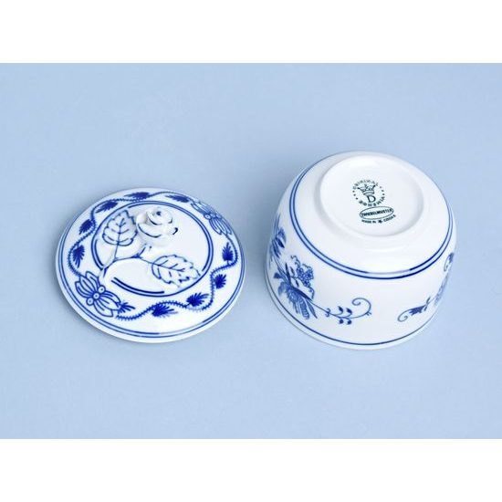 Cukřenka bez oušek s víčkem bez výřezu 200 ml, Cibulák, originální z Dubí
