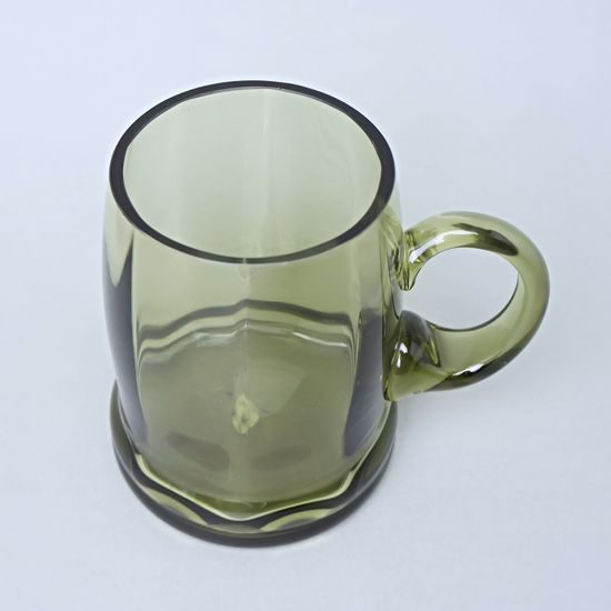 Beer mug - Bamboo, 13,5 cm, (Green), 500 ml, Floriánova huť