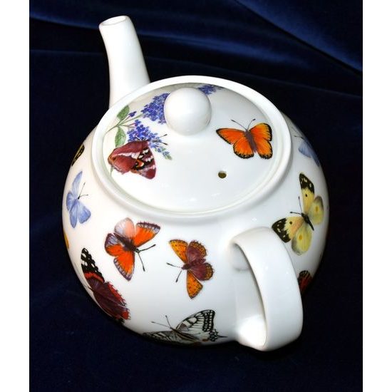 Butterfly Garden, Teapot 0,9 l, Roy Kirkham, English Fine Bone China