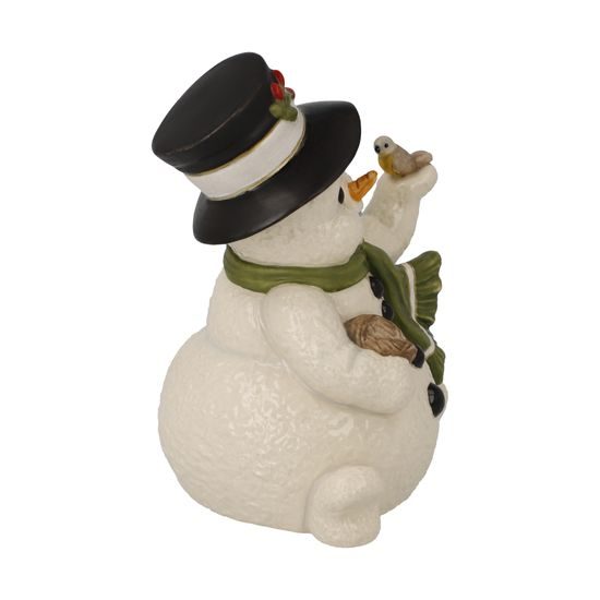 Snowman figurine A Cozy Place 8 / 7 / 11cm, stoneware, Goebel