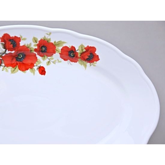 Dish oval 35 cm, Poppy, Cesky porcelan a.s.