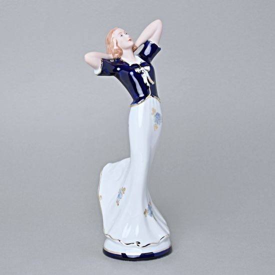 Dívka 13,5 x 11 x 29 cm, ISIS, Porcelánové figurky Duchcov