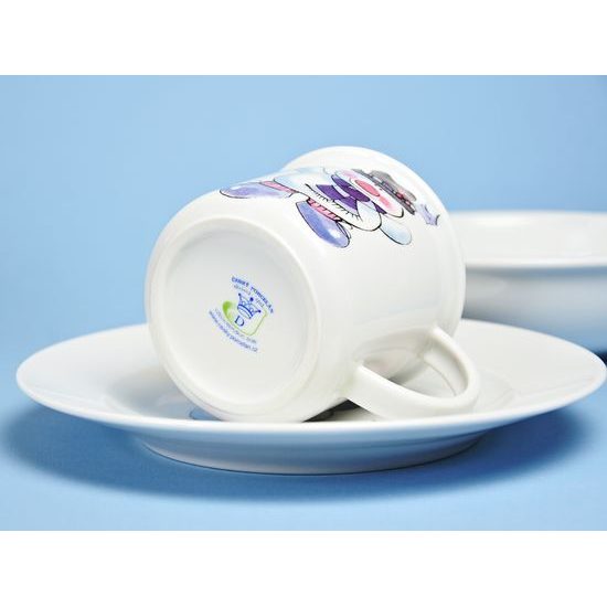 Dětská sada Sněhulák, 3ks, Český porcelán.