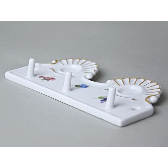 Věšák kuchyňský s dírkami 18 x 9 cm, Rakouská házenka, Český porcelán a.s.