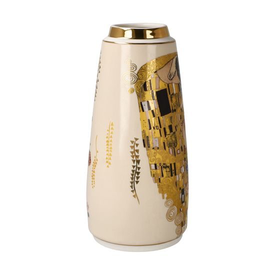 Vase Gustav Klimt - The Kiss, 9 / 9 / 18,5 cm, Porcelain, Goebel