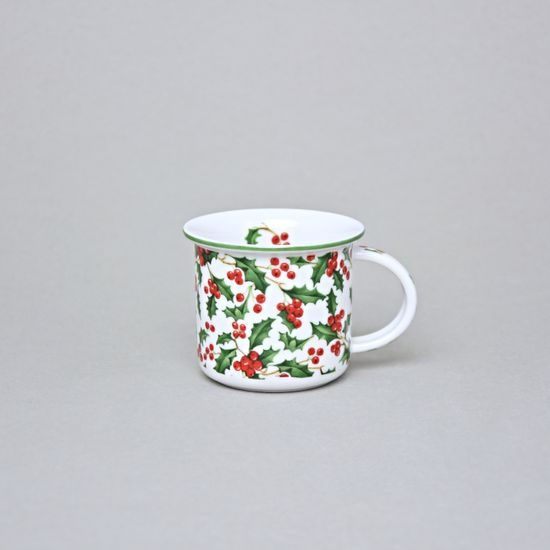 Mug Tina Fantasia, Christmas - Holly, 100 ml mini, Český porcelán a.s.