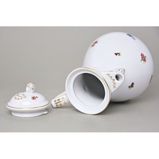 Konvice kávová s víčkem 1,55 l, Rakouská házenka, Český porcelán a.s.