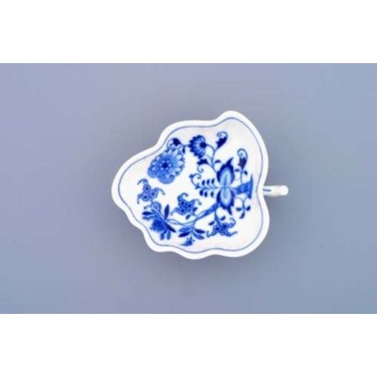 Sugar bowl leaf on stands 10,8 cm, Original Blue Onion Pattern (Q2)