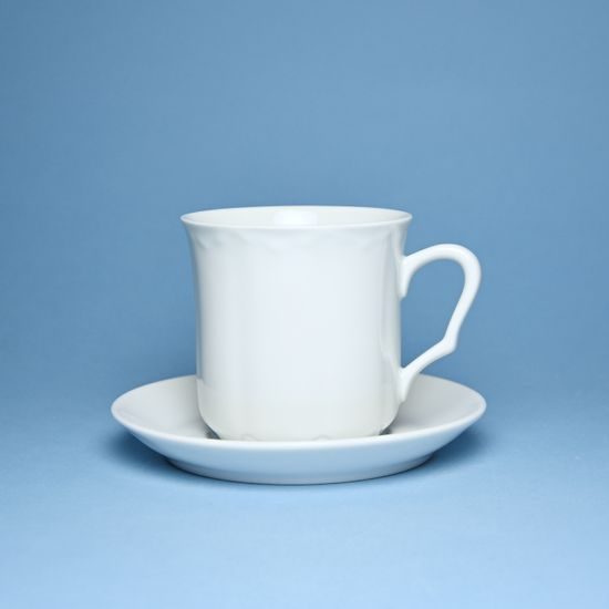 Mug Karel 0,27 l, White Porcelain, Cesky porcelan a.s.