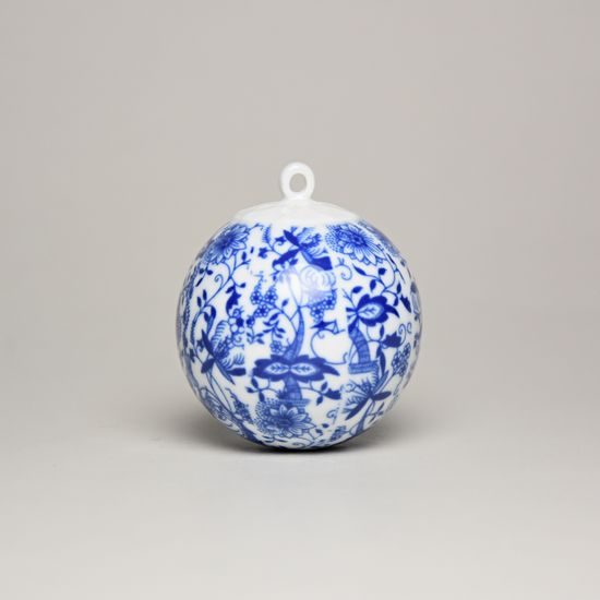 Christmas decoration - ball, Collage, 6,5 cm mini, Original Blue Onion Pattern