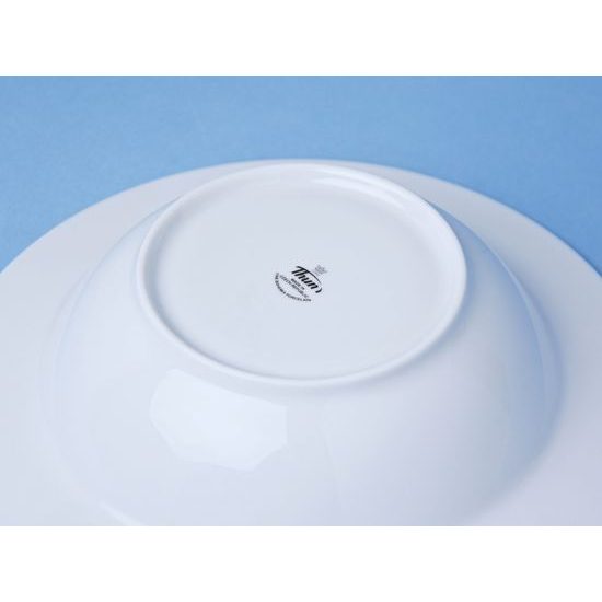 Plate deep 22 cm (450 ml), ELLA white, Thun 1794, karlovarský porcelán