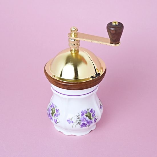 Coffee mill Aneta 21 cm, Violet, Cesky porcelan a.s.