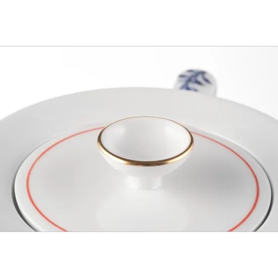 Konvička 13,5 cm n°41 noble blue - Ušlechtilá modrá, Míšeňský porcelán