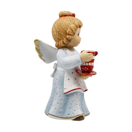 Angel Tea Time 5 / 6 / 10,5cm, biscuit china, Nina & Marco, Goebel