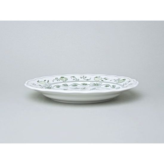 Talíř mělký 21 cm, Zelený cibulák, Český porcelán, a.s.