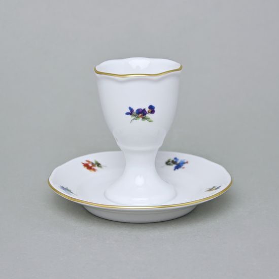 Egg cup with stand 7,5 cm, Hazenka, Cesky porcelan a.s.