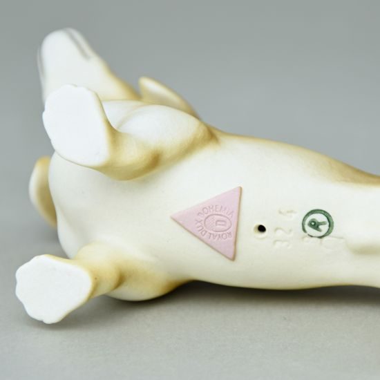 Dachshound 16,5 x 6 x 8,5 cm, Porcelain Figures Duchcov