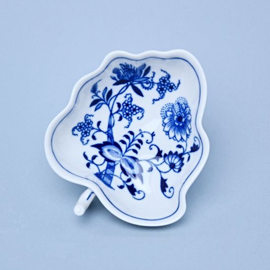 Cukřenka list na nožkách 10,8 cm, Cibulák, originální z Dubí