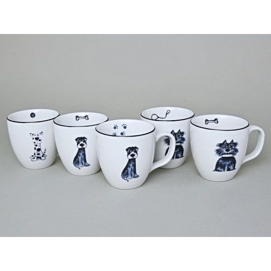 Hrnek (hrneček) Harry střední 200 ml, pejsek - náhodný výběr, Český porcelán a.s.