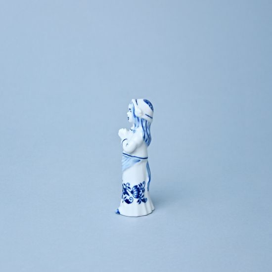 Děvče, Porcelánová figurka 9,5 cm, Cibulák, originální z Dubí