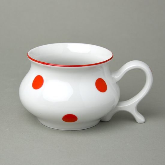 Mug Joe 480 ml, Red dots, Český porcelán a.s.