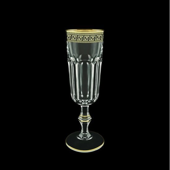 Astra Gold: Champaigne glass 160 ml, 19 cm, Antique Golden Black