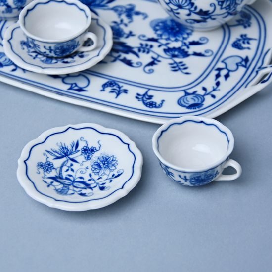 Tea set mini 8 pieces, Original Blue Onion Pattern