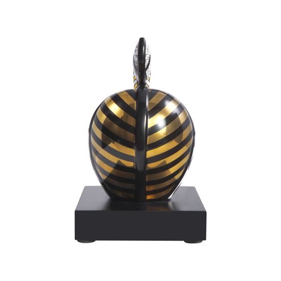 Figurine Romero Britto - Golden Big Apple, 14 / 11 / 18 cm, Porcelain, Goebel
