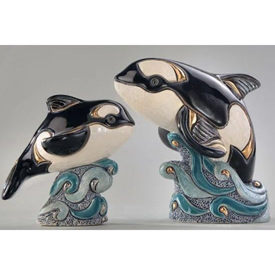 De Rosa - Kosatka, 10 x 7 x 10 cm, keramická figurka, De Rosa Montevideo