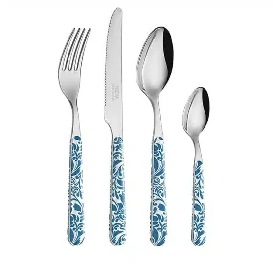 24 pcs. cutlery set, BISTROT Vintage 14030 blue, NEVA