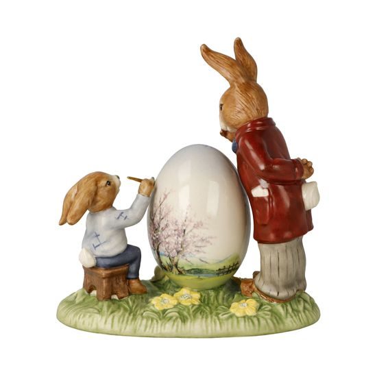 Rabbit figurine The Master nad Student 15 / 8 / 15.5cm, stoneware, Goebel