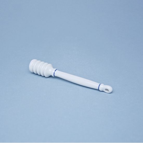 Naběračka na med 14 cm porcelánová, Cibulák, originální z Dubí