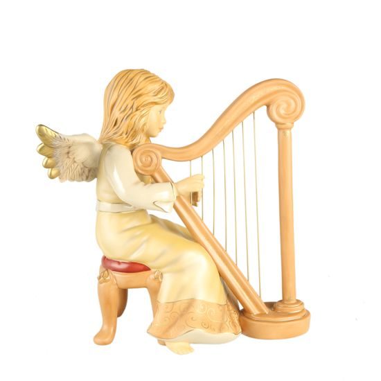 Angel Gentle Melody 34,5 / 27 / 36 cm, stoneware, Goebel