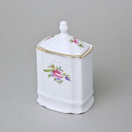 Kořenka hranatá 0,15 l, Thun 1794, karlovarský porcelán, BERNADOTTE míšeňská růže