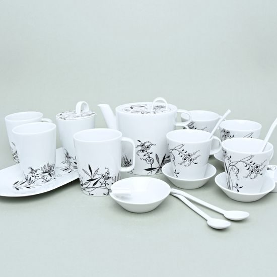 Bohemia black:Cup 0,2 l, design by Jiri Pelcl, Cesky porcelain a.s.