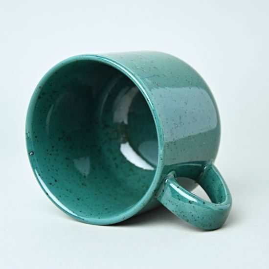 Hrnek 380 ml LIFESTYLE Deeplagoon - tmavě zelená, G. Benedikt 1882