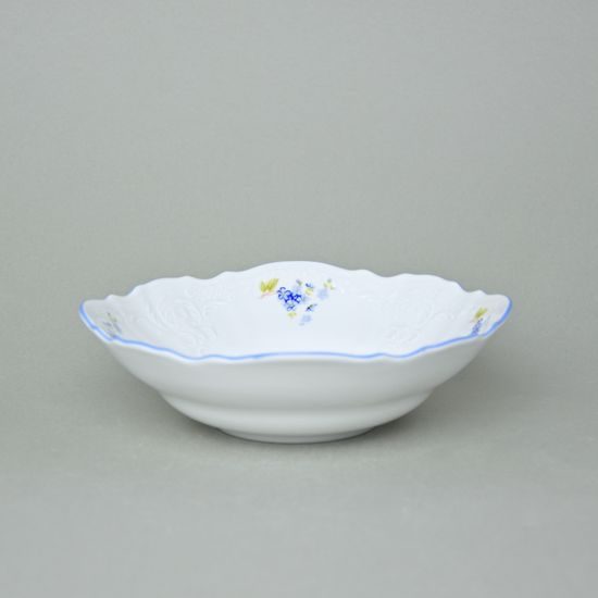 Miska 19 cm, Thun 1794, karlovarský porcelán, BERNADOTTE pomněnka