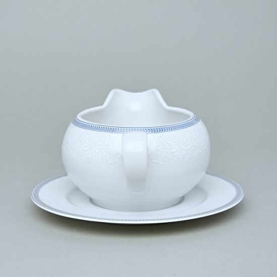 Sauce boat 400 ml + undersaucer, Thun 1794, karlovarský porcelán, OPAL 80136