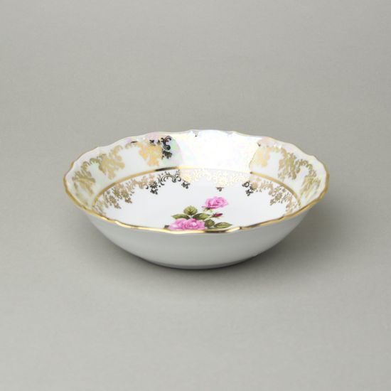 Bowl 19 cm low, Cecily, QueensCrown porcelain