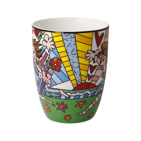 Mug Falling 400ml, Fine Bone China, R. Britto, Goebel