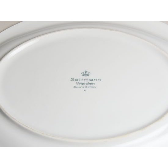 Top Life 34500: Plate dining oval 29 cm, Seltmann porcelain