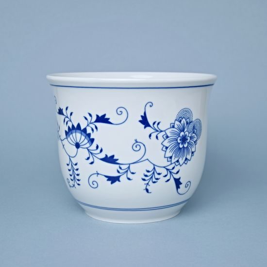 Květináč bez uch, bez nožky pr.19 cm; v.15,8 cm, Cibulák, originální z Dubí