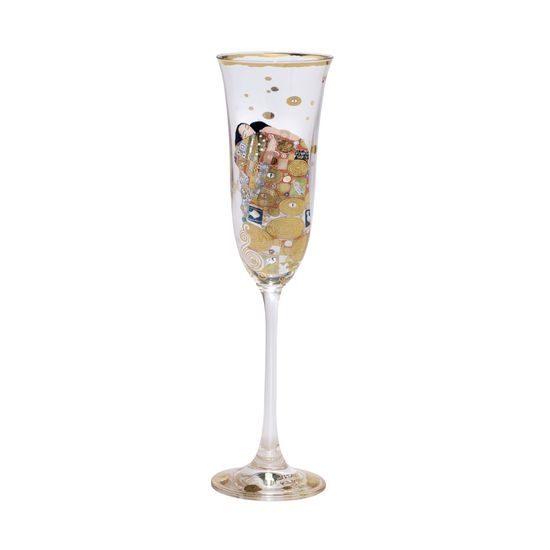 Champagne glass Gustav Klimt - Fulfilment, 0,1 l, Glass, Goebel