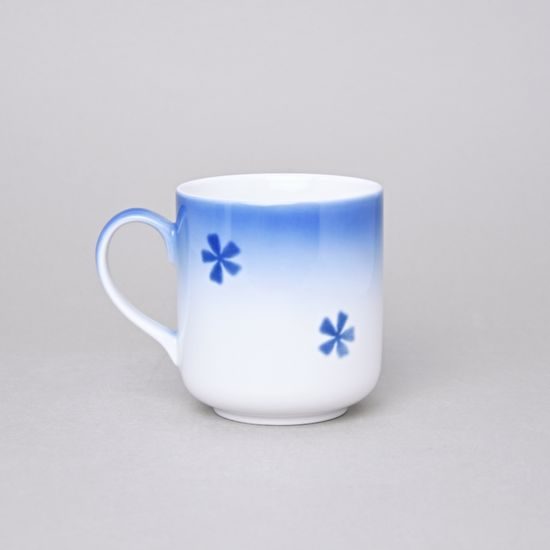 Mug 0,35 l, Thun 1794 Carlsbad porcelain, BLUE CHERRY