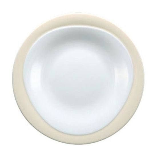 Plate flat 28 cm, Trio 23600 Vanilla, Seltmann Porcelain
