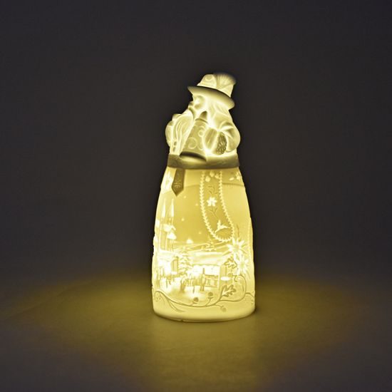 Shining Lamp Santa Claus - Christmas decoration, 15,5 cm, Lamart, Palais Royal
